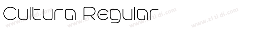 Cultura Regular字体转换